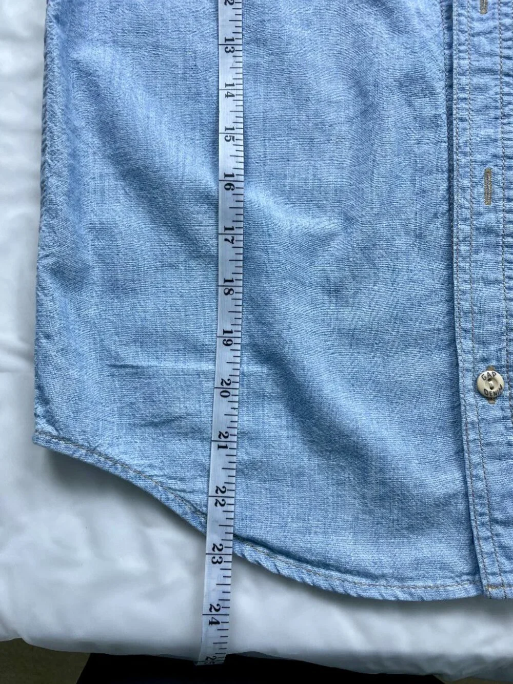 Gap Denim Big Kids Button up shirt Size XL (12)